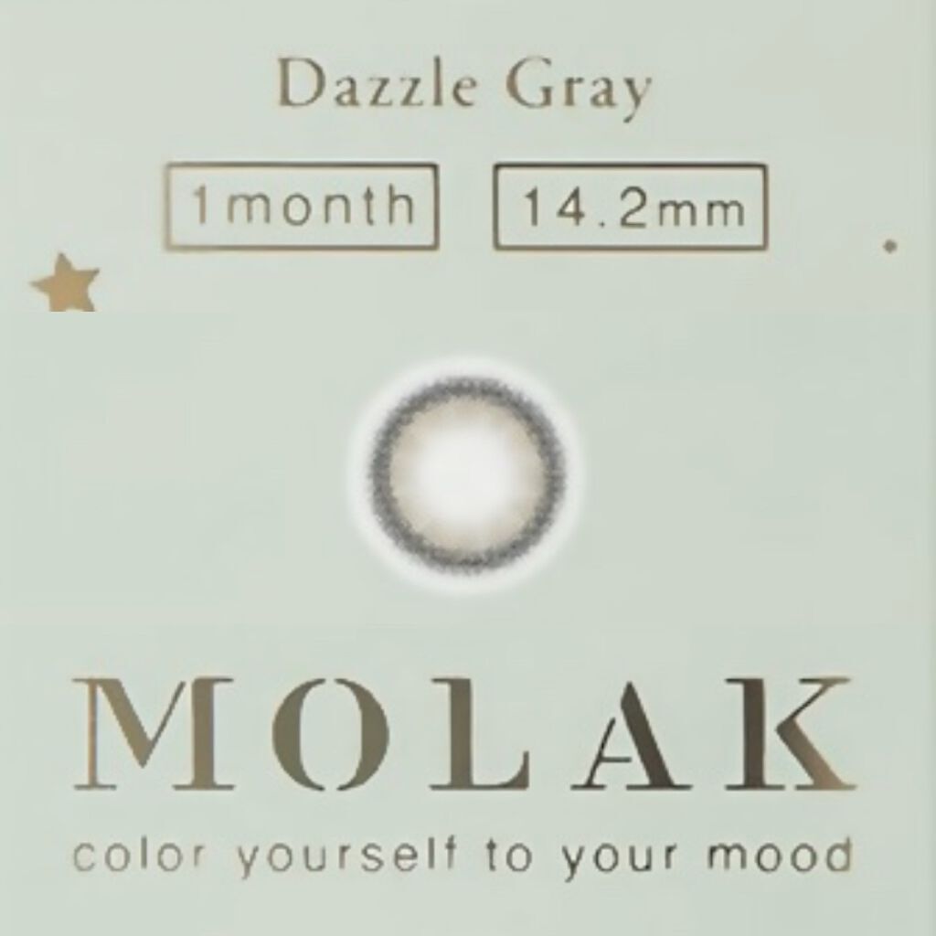 MOLAK 1month ダズルグレー/MOLAK/１ヶ月（１MONTH）カラコンを使ったクチコミ（2枚目）
