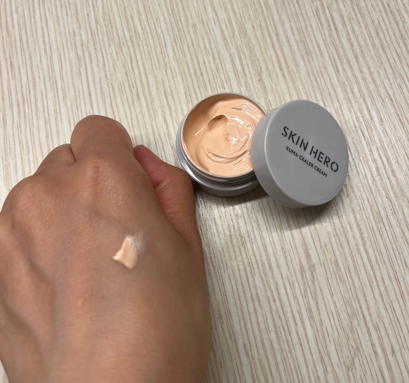 クマシーラークリーム/スキンヒーロー/アイケア・アイクリームを使ったクチコミ(3枚目)