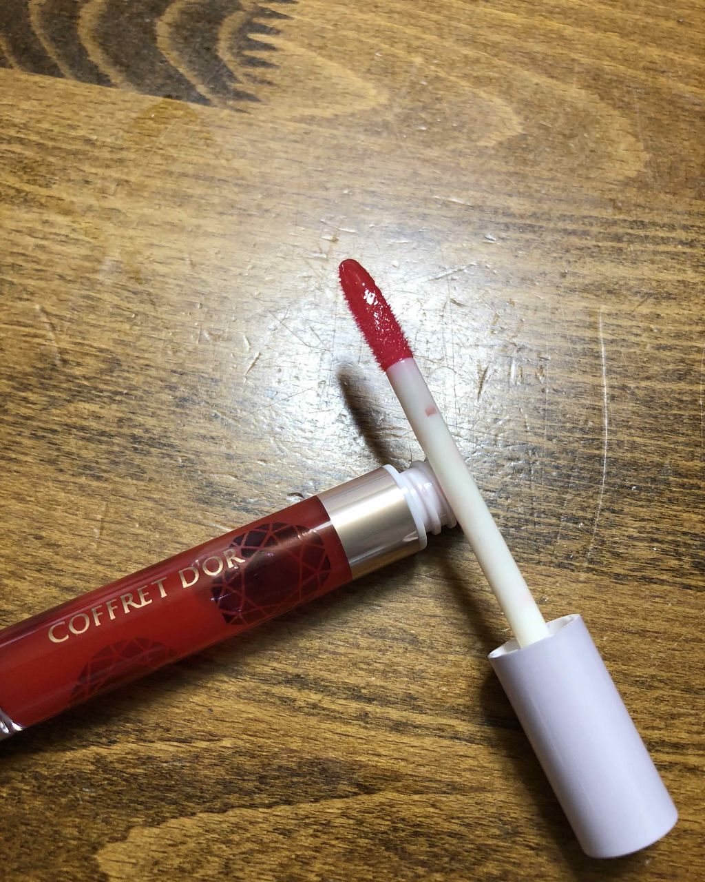 Wルージュ ティント&マット/コフレドール/リップティントを使ったクチコミ(3枚目)