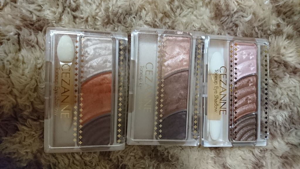 トーンアップアイシャドウ/CEZANNE/アイシャドウパレットを使ったクチコミ(1枚目)