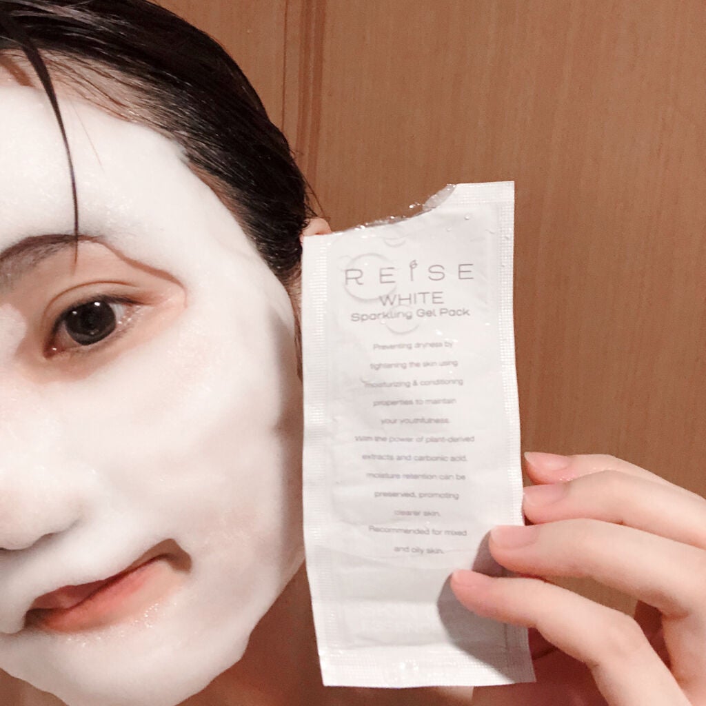 ライゼホワイトスパークリングジェルパック/REISE/洗い流すパック・マスクを使ったクチコミ(8枚目)