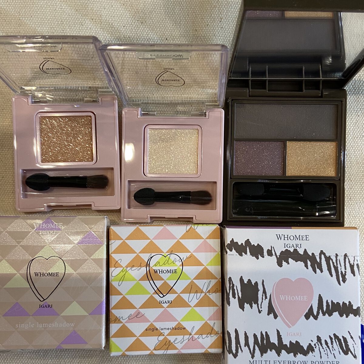 フーミー シングルラメシャドウ/WHOMEE/単色アイシャドウを使ったクチコミ（1枚目）
