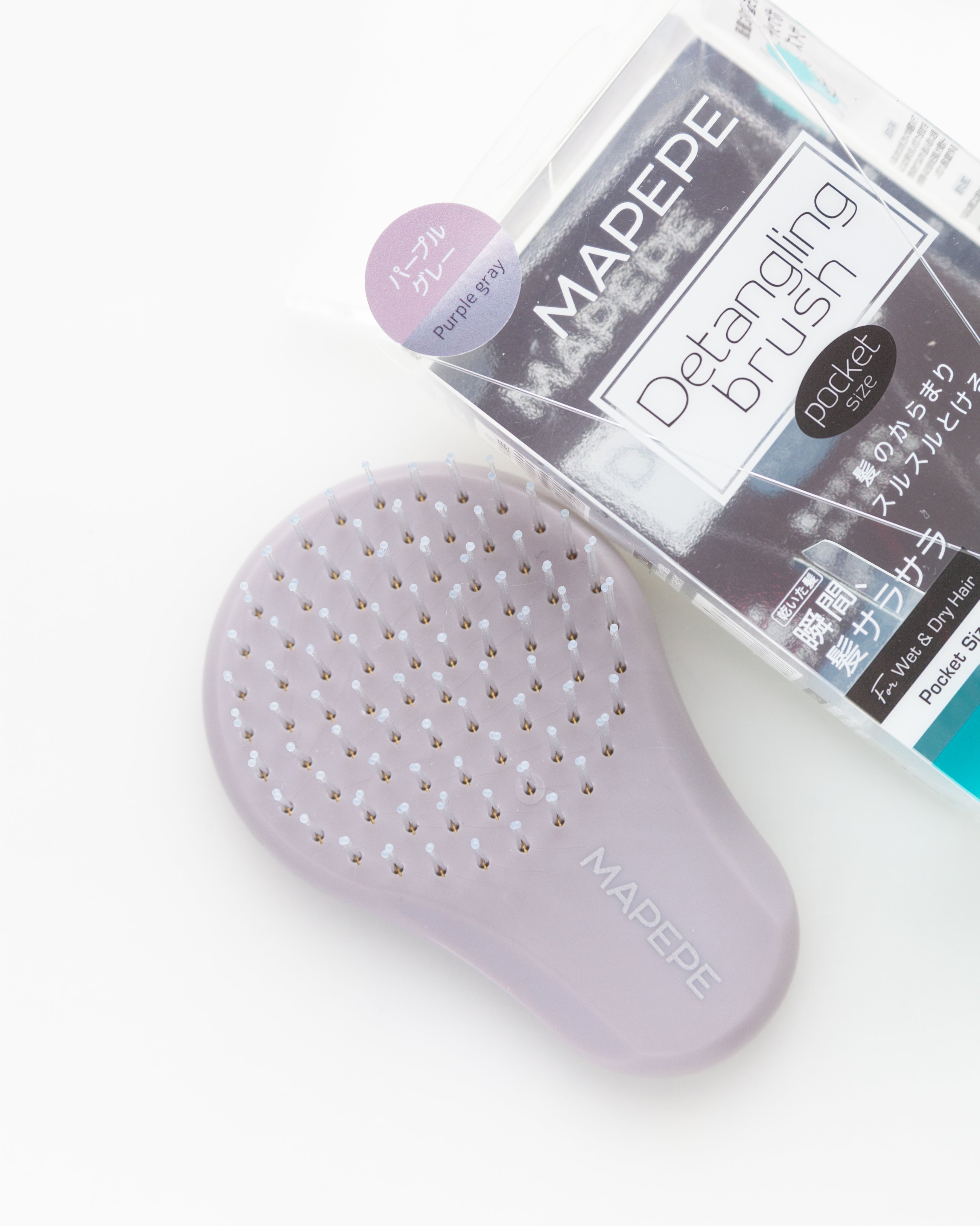 デタングリングブラシ【ポケットサイズ】/マペペ/ヘアブラシを使ったクチコミ（1枚目）