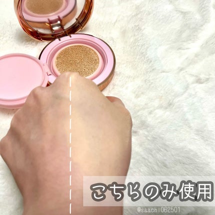 ピンクティーツリーカバークッション/APLIN/クッションファンデーションを使ったクチコミ(3枚目)