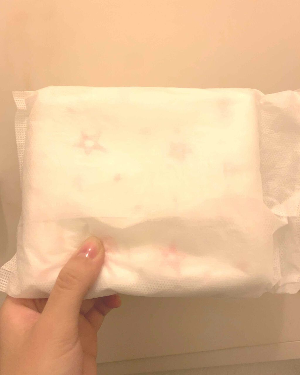 ソフィ ソフィ 超熟睡のクチコミ「ちょうど生理が来ていたため購入してみました。
見た目ちょっと大きいかな？って思ったけどちゃんと.....」（1枚目）