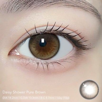 Daisy Shower 1Day/chuu LENS/ワンデー(1DAY)カラコンを使ったクチコミ(3枚目)