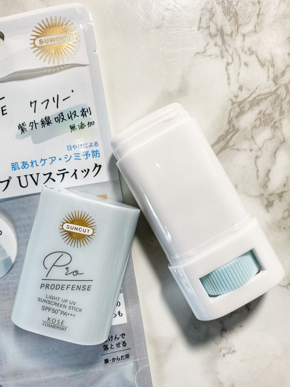 プロディフェンス ライトアップUV スティック/サンカット®/日焼け止めスティックを使ったクチコミ(5枚目)