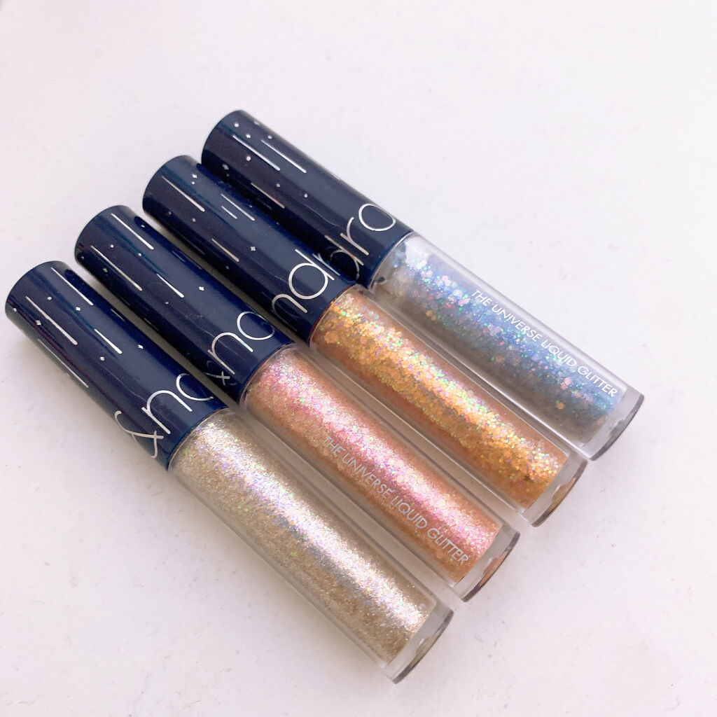 リキッド グリッター シャドウ/rom&nd/グリッターを使ったクチコミ（1枚目）