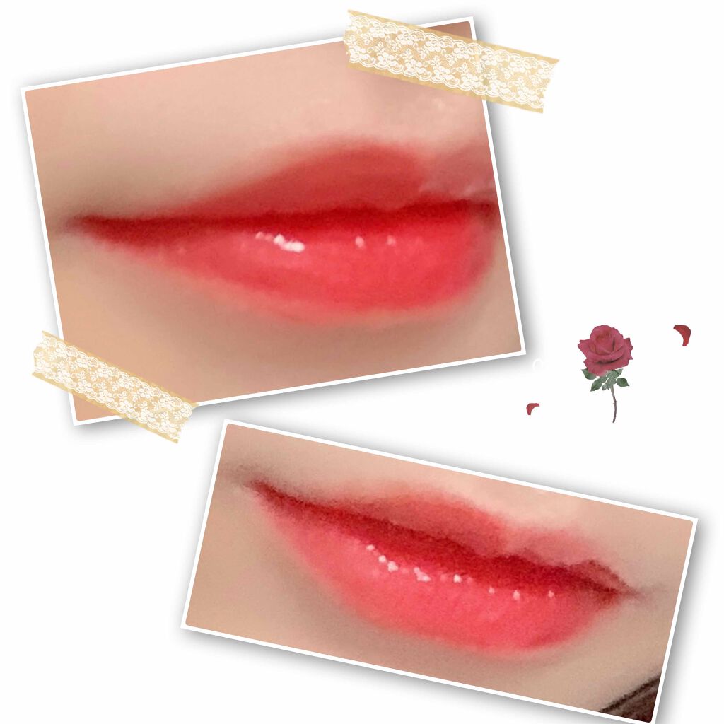 グラスティングウォーターティント/rom&nd/リップティントを使ったクチコミ（3枚目）