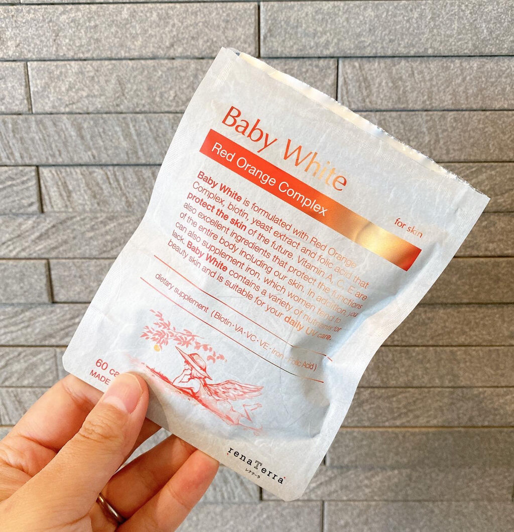 Baby White 60粒/renaTerra/美容サプリメントを使ったクチコミ（2枚目）