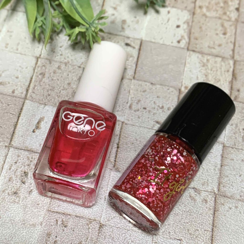 ITGグリッターネイル/DAISO/マニキュアを使ったクチコミ（3枚目）