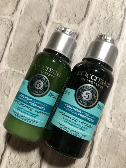 ファイブハーブス ピュアフレッシュネス シャンプー/コンディショナー/L'OCCITANE/市販シャンプーを使ったクチコミ(1枚目)