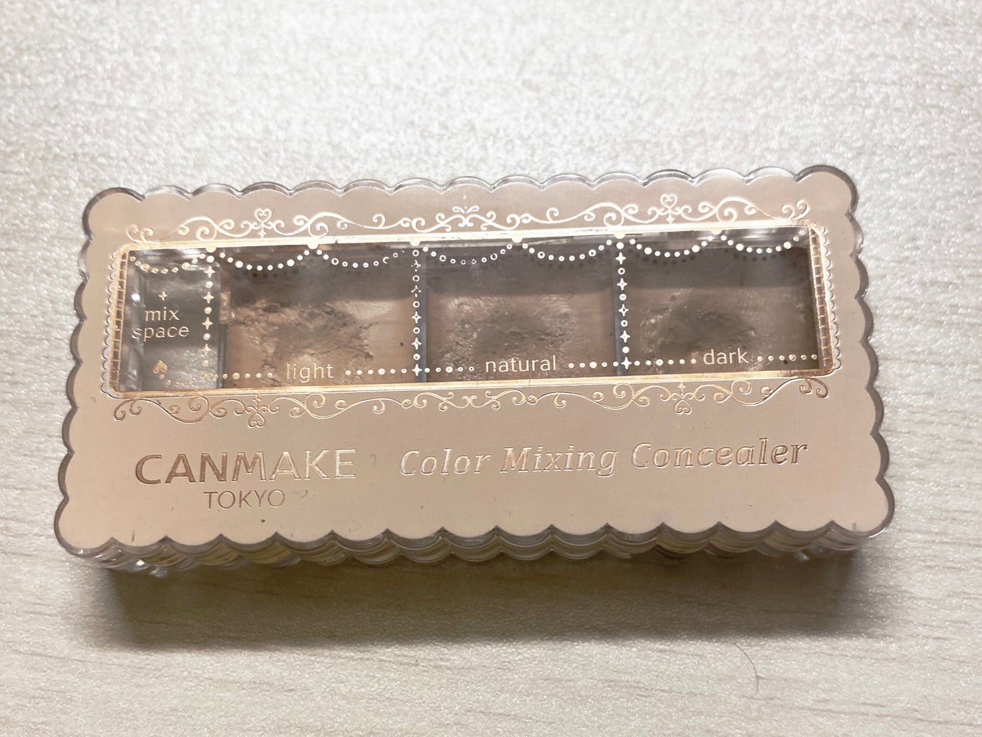 カラーミキシングコンシーラー/キャンメイク/パレットコンシーラーを使ったクチコミ(1枚目)