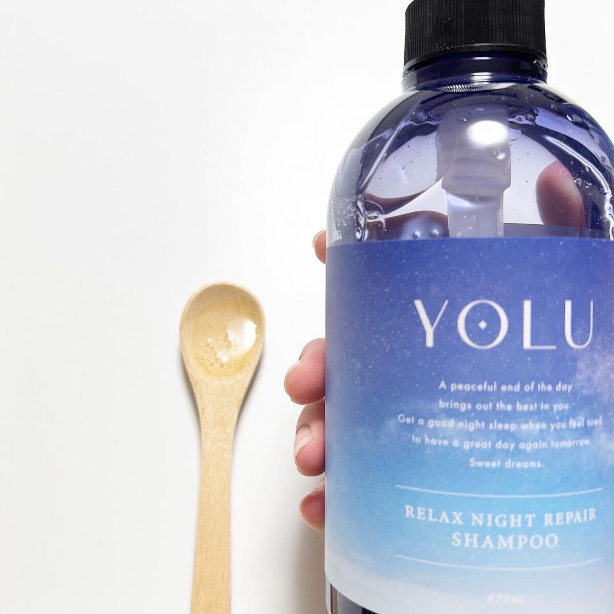 リラックスナイトリペア シャンプー/トリートメント/YOLU/市販シャンプーを使ったクチコミ(2枚目)