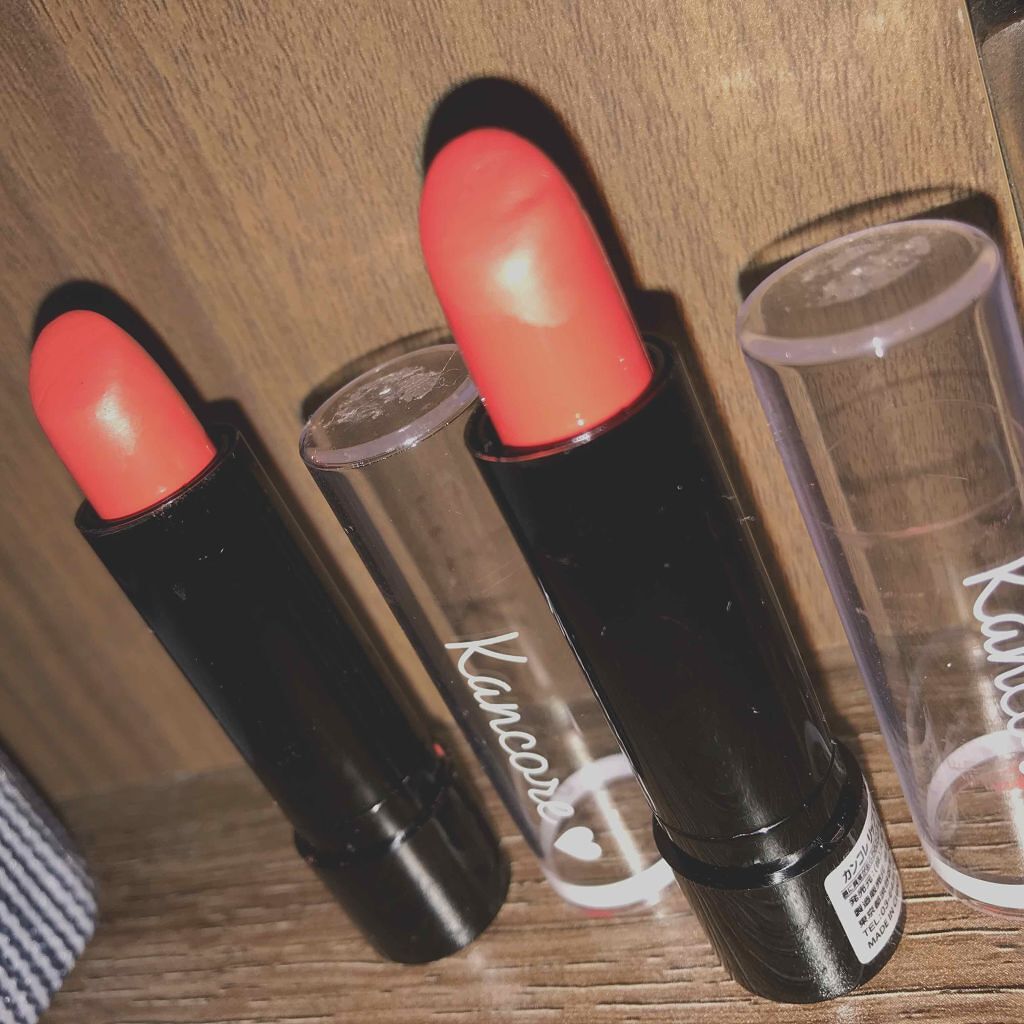 yua_5552 on LIPS 「カンコレリップレッドカンコレリップオレンジ安定の百均で買いまし..」(1枚目)