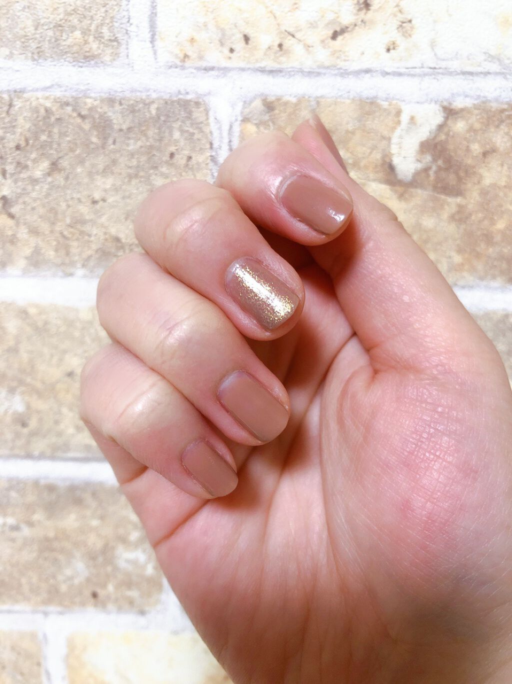 TMヌーディーカラーネイル/セリア/マニキュアを使ったクチコミ（3枚目）