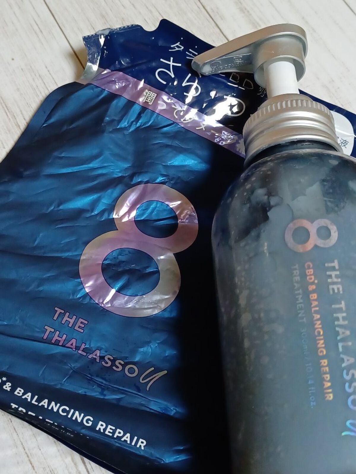 エイトザタラソ ユー CBD&リフレッシング クレンズ 美容液シャンプー/CBD&バランシング ダメージリペア 美容液ヘアトリートメント/エイトザタラソ/市販シャンプーを使ったクチコミ(2枚目)