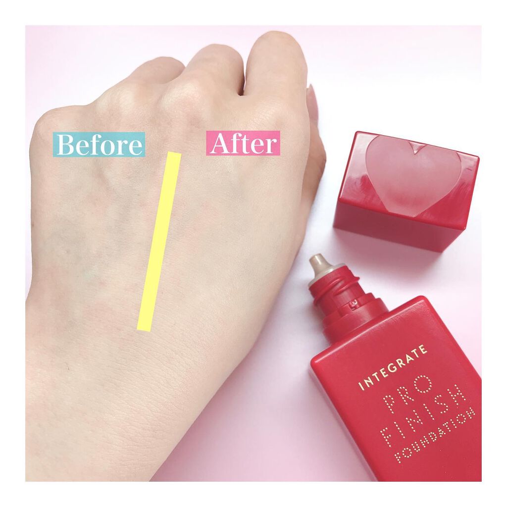 プロフィニッシュリキッド/インテグレート/リキッドファンデーションを使ったクチコミ(3枚目)