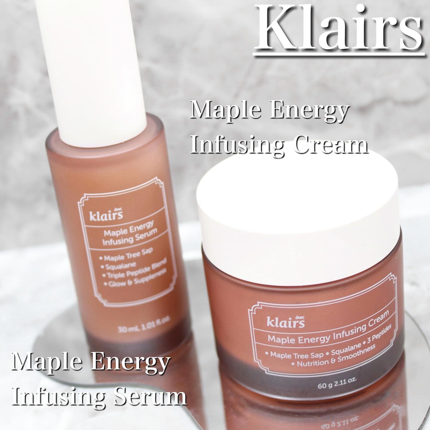 メープルエナジーインフュージングクリーム/Klairs/フェイスクリームを使ったクチコミ（1枚目）