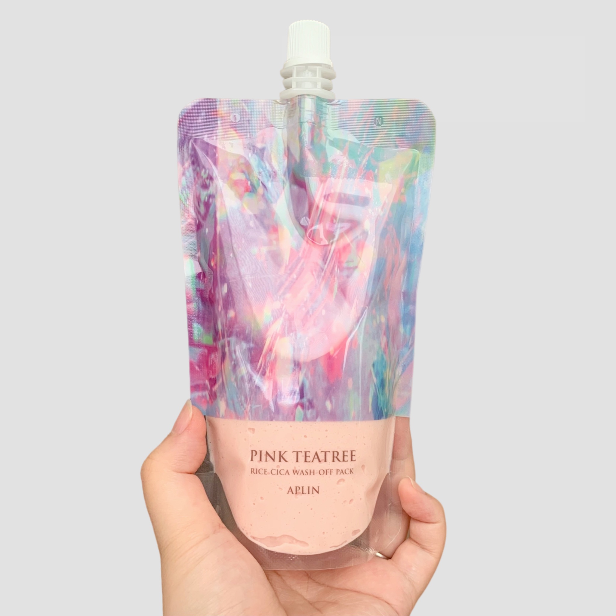 ピンクティーツリーライスシカウォッシュオフパック/APLIN/洗い流すパック・マスクを使ったクチコミ（3枚目）