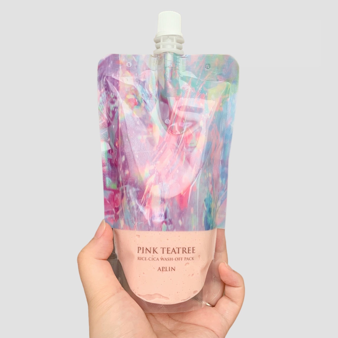 ピンクティーツリーライスシカウォッシュオフパック/APLIN/洗い流すパック・マスクを使ったクチコミ(3枚目)