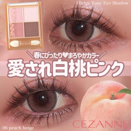 ベージュトーンアイシャドウ/CEZANNE/アイシャドウパレットを使ったクチコミ(1枚目)