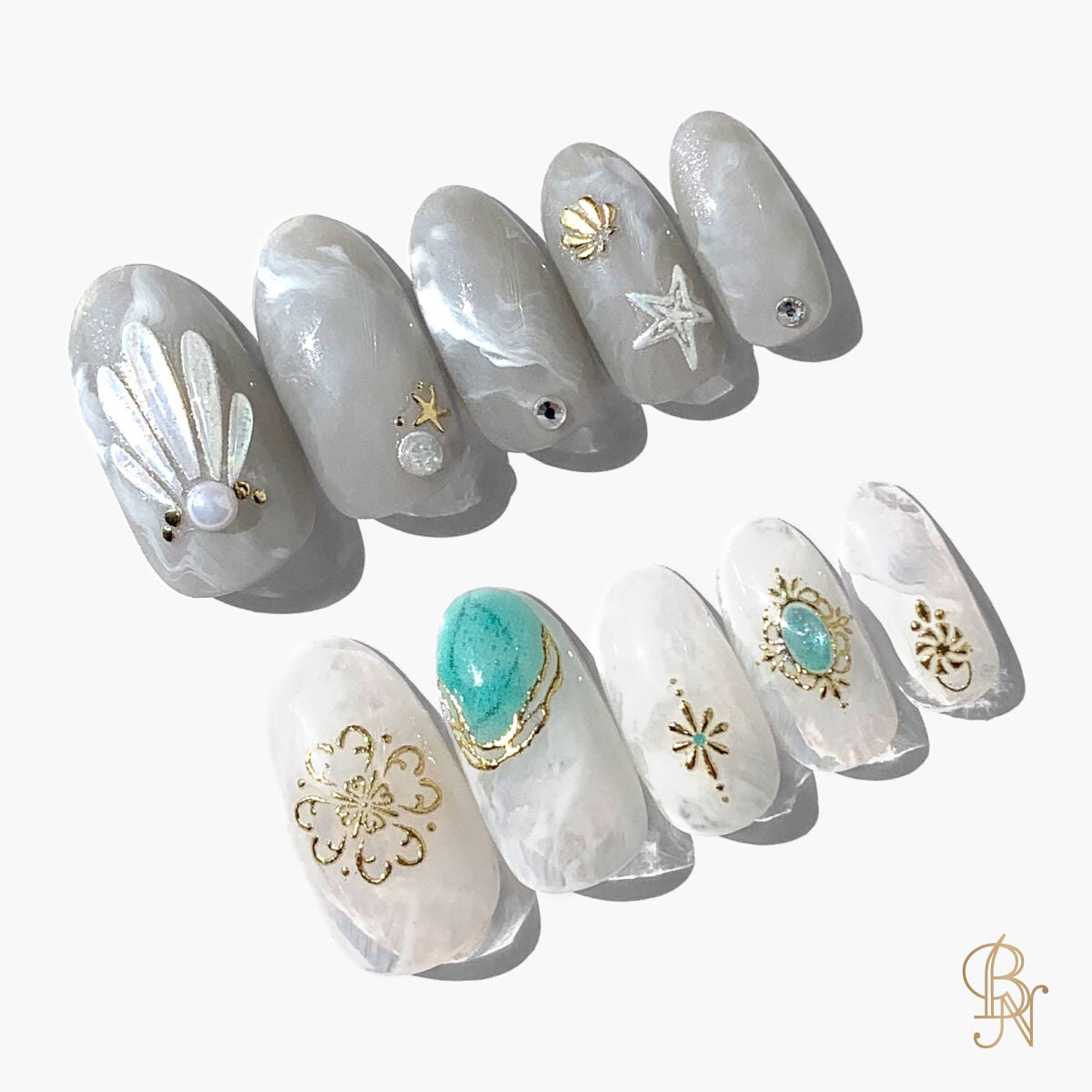 2022 Sunny ハンド&フット ネイルシール/ビー・エヌ/ネイルシールを使ったクチコミ(3枚目)