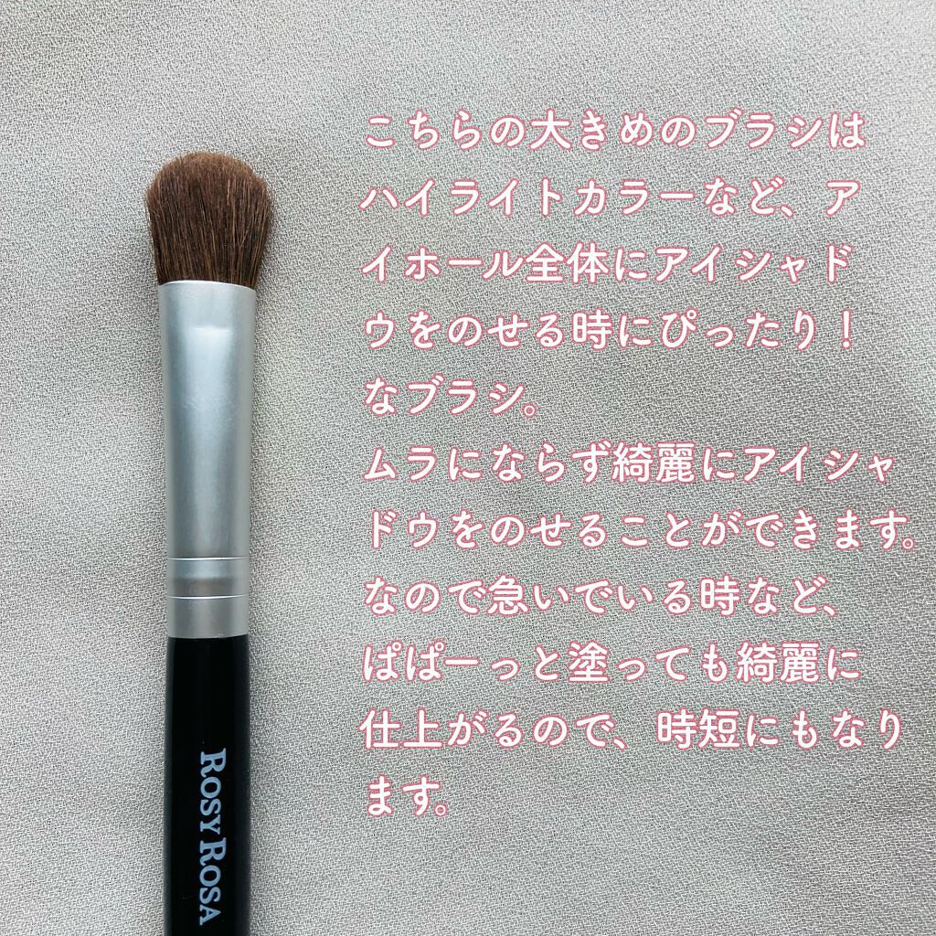 アイシャドウブラシセット/ロージーローザ/メイクブラシを使ったクチコミ(2枚目)