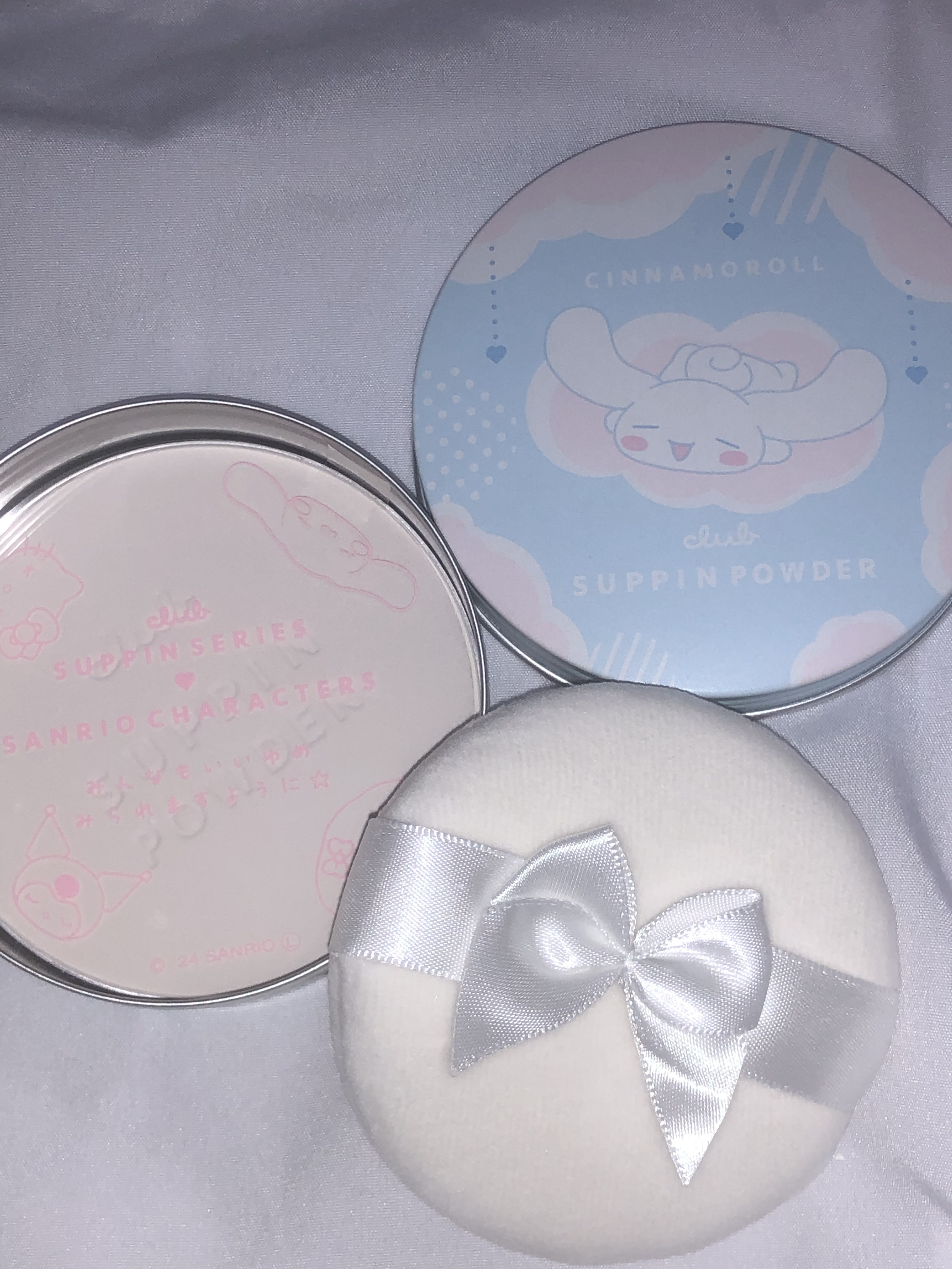 すっぴん ホワイトニングパウダーA シナモロール コラボ デザイン(数量限定) 26g/クラブ/プレストパウダーを使ったクチコミ（2枚目）