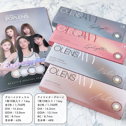 Glowy 1day/OLENS/ワンデー(1DAY)カラコンを使ったクチコミ(9枚目)