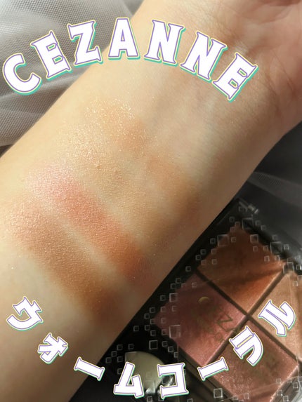 ニュアンスオンアイシャドウ/CEZANNE/アイシャドウパレットを使ったクチコミ(1枚目)