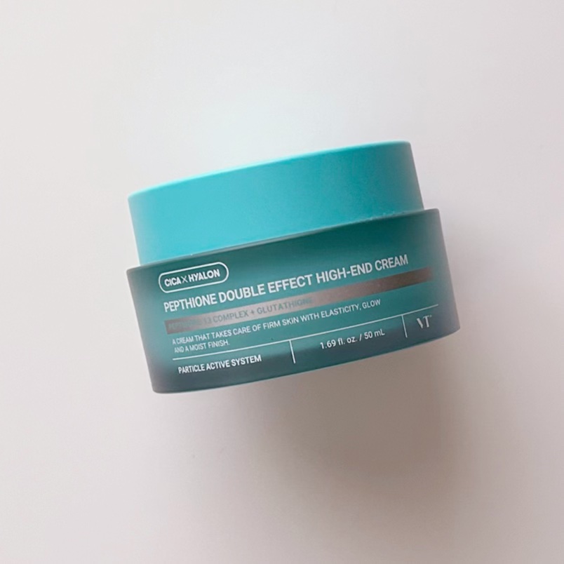フェイスクリーム VT Peptide Effect High-End Cream 50ml 試してみた】VT ぺプチオン ダブルエフェクト ハイエンド