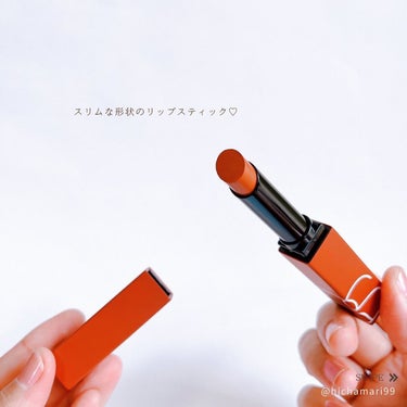 パワーマット リップスティック 135 ブリックレッド/NARS/口紅を使ったクチコミ（3枚目）