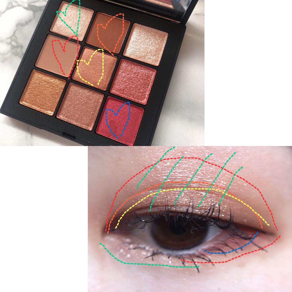 サマーソルスティス アイシャドーパレット/NARS/アイシャドウパレットを使ったクチコミ(2枚目)