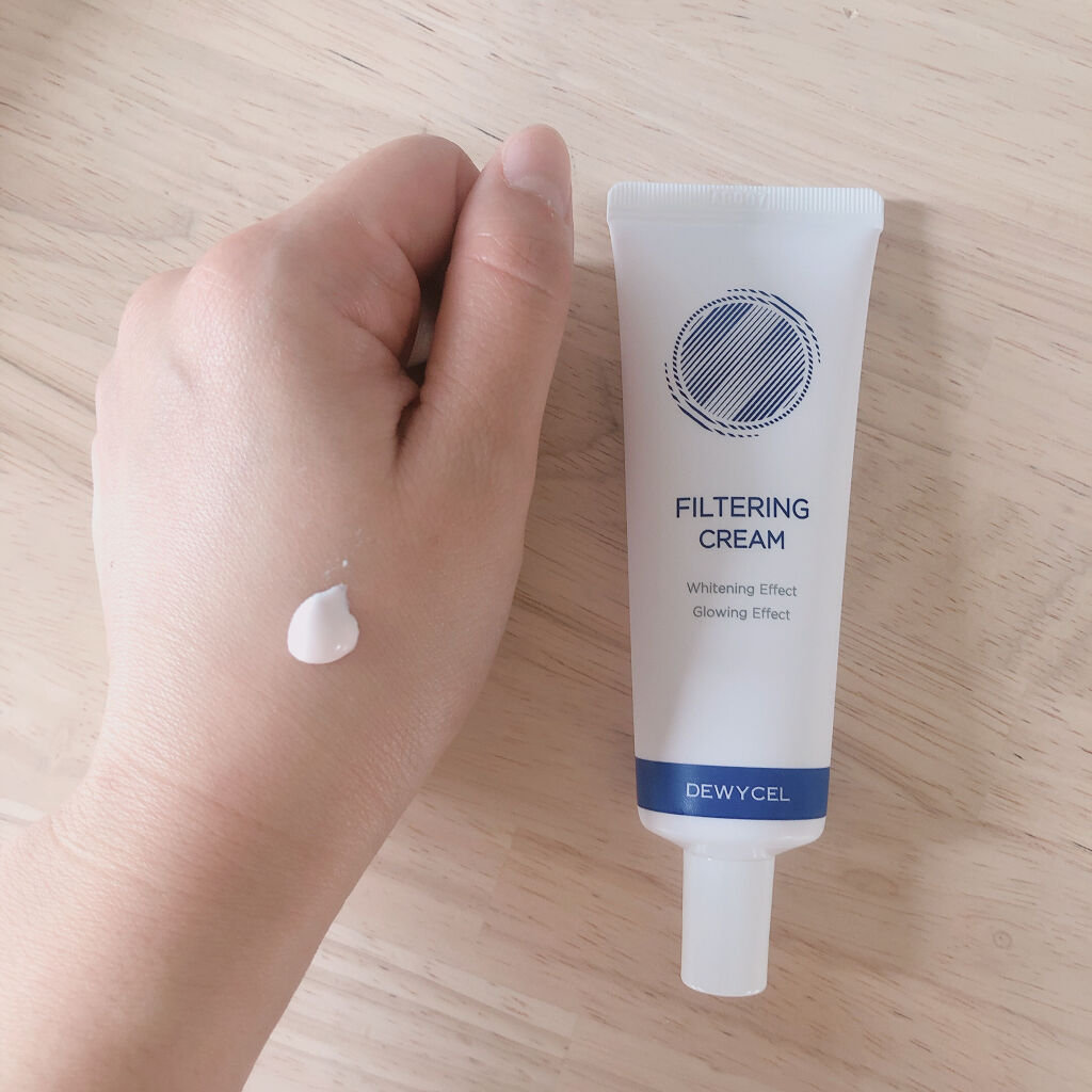 フィルタリングクリーム/DEWYCEL/日焼け止めクリームを使ったクチコミ（2枚目）