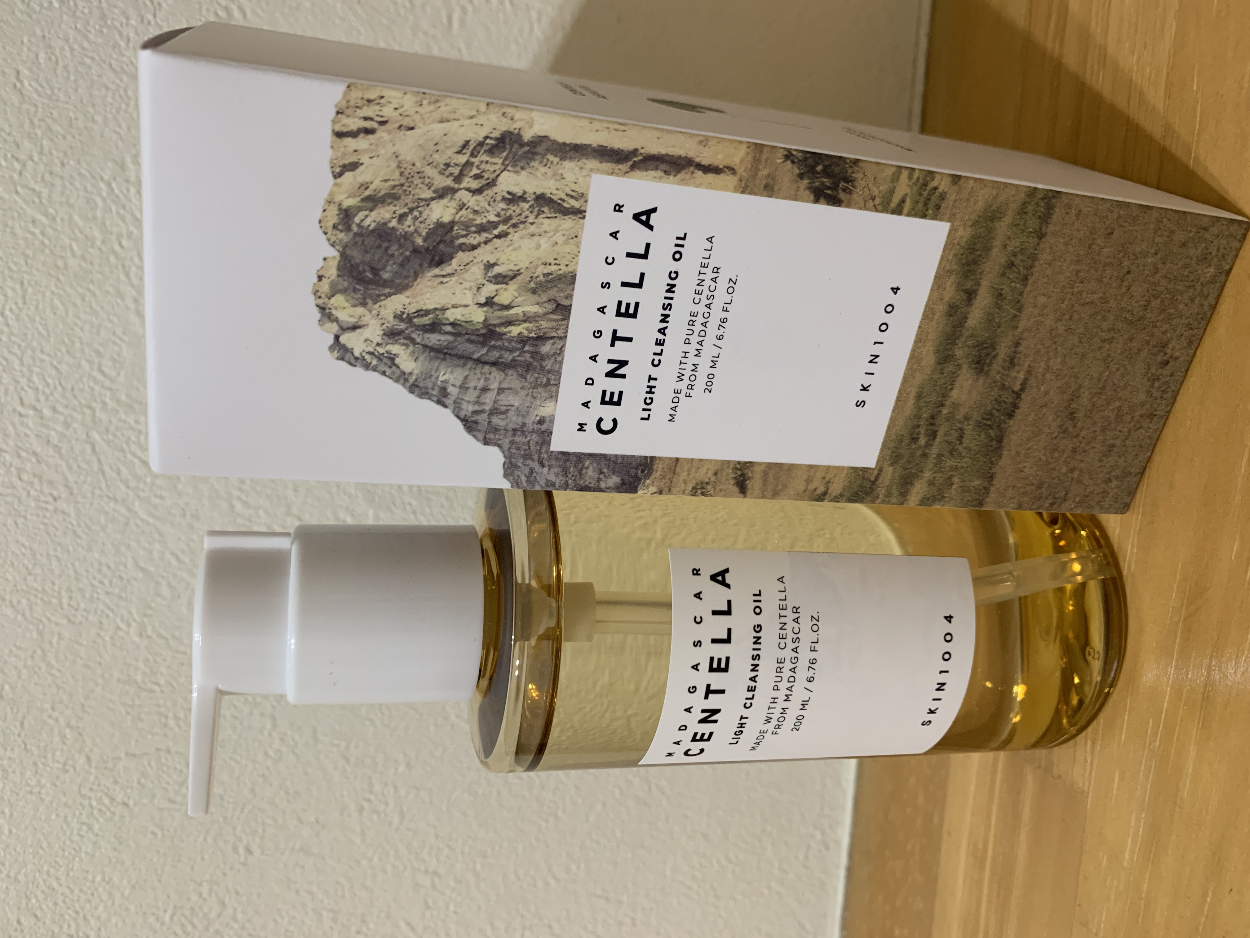 センテラ ライトクレンジングオイル/SKIN1004/オイルクレンジングを使ったクチコミ（1枚目）