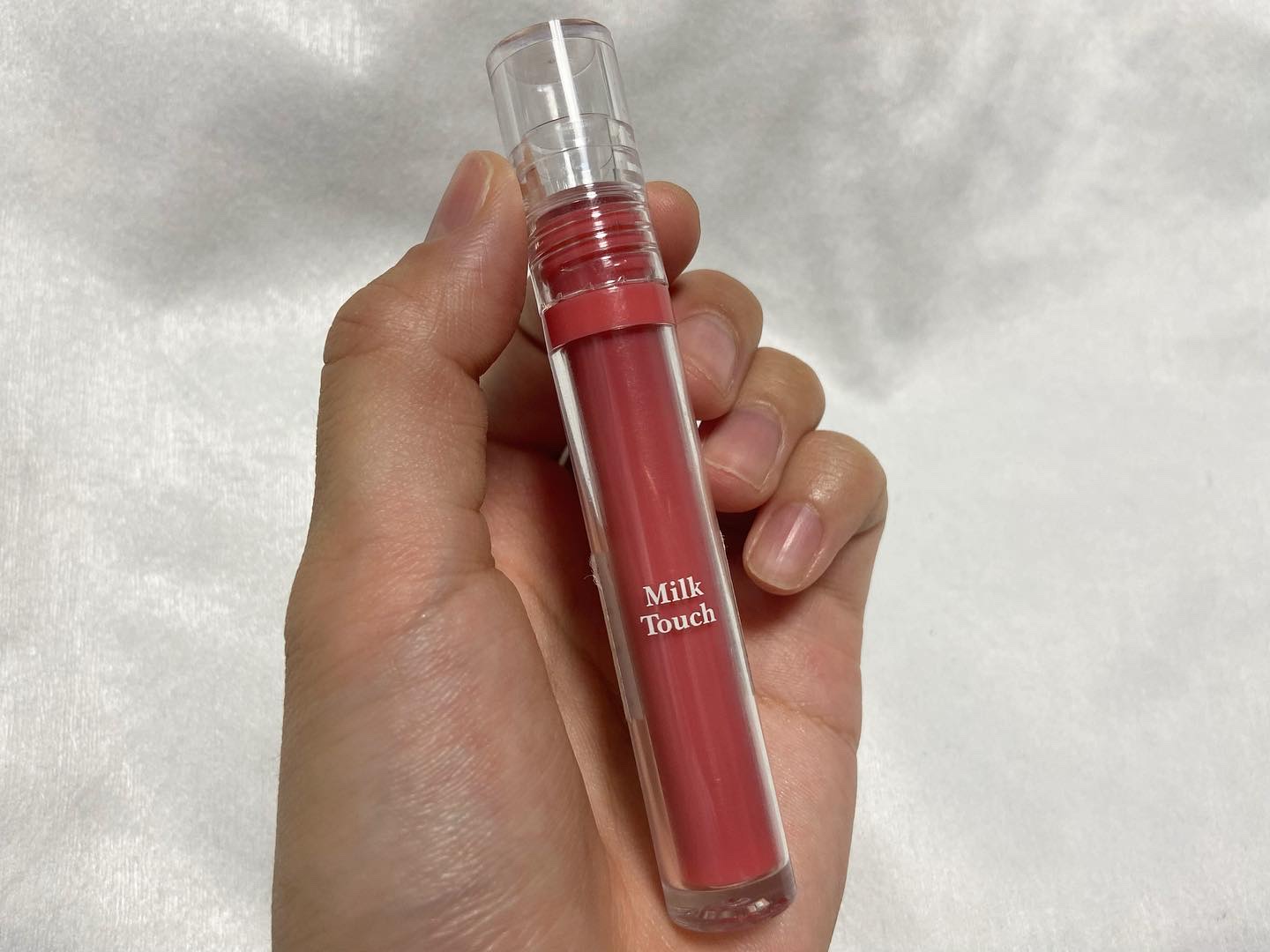 グロッシージェリーオーリップティント トゥインクルベア/Milk Touch/リップティントを使ったクチコミ（3枚目）