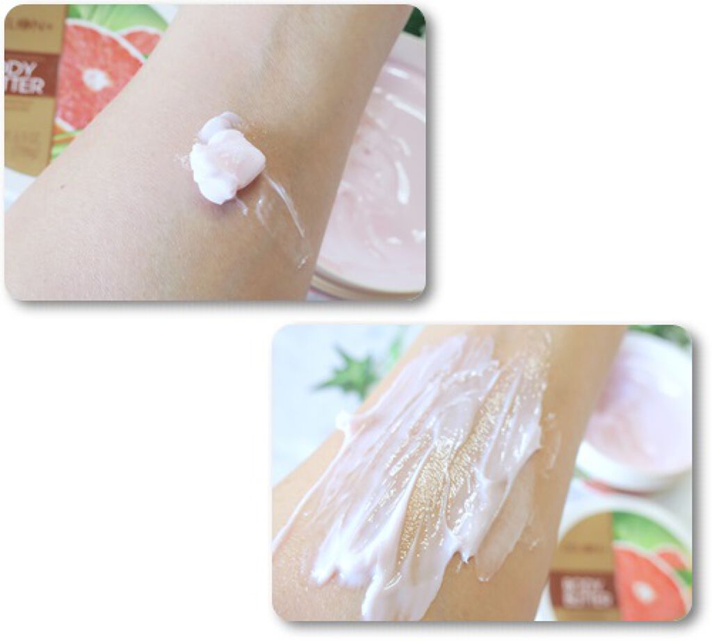 ボディバター ピンクグレープフルーツ＆レモングラス/DELON/ボディクリームを使ったクチコミ（1枚目）