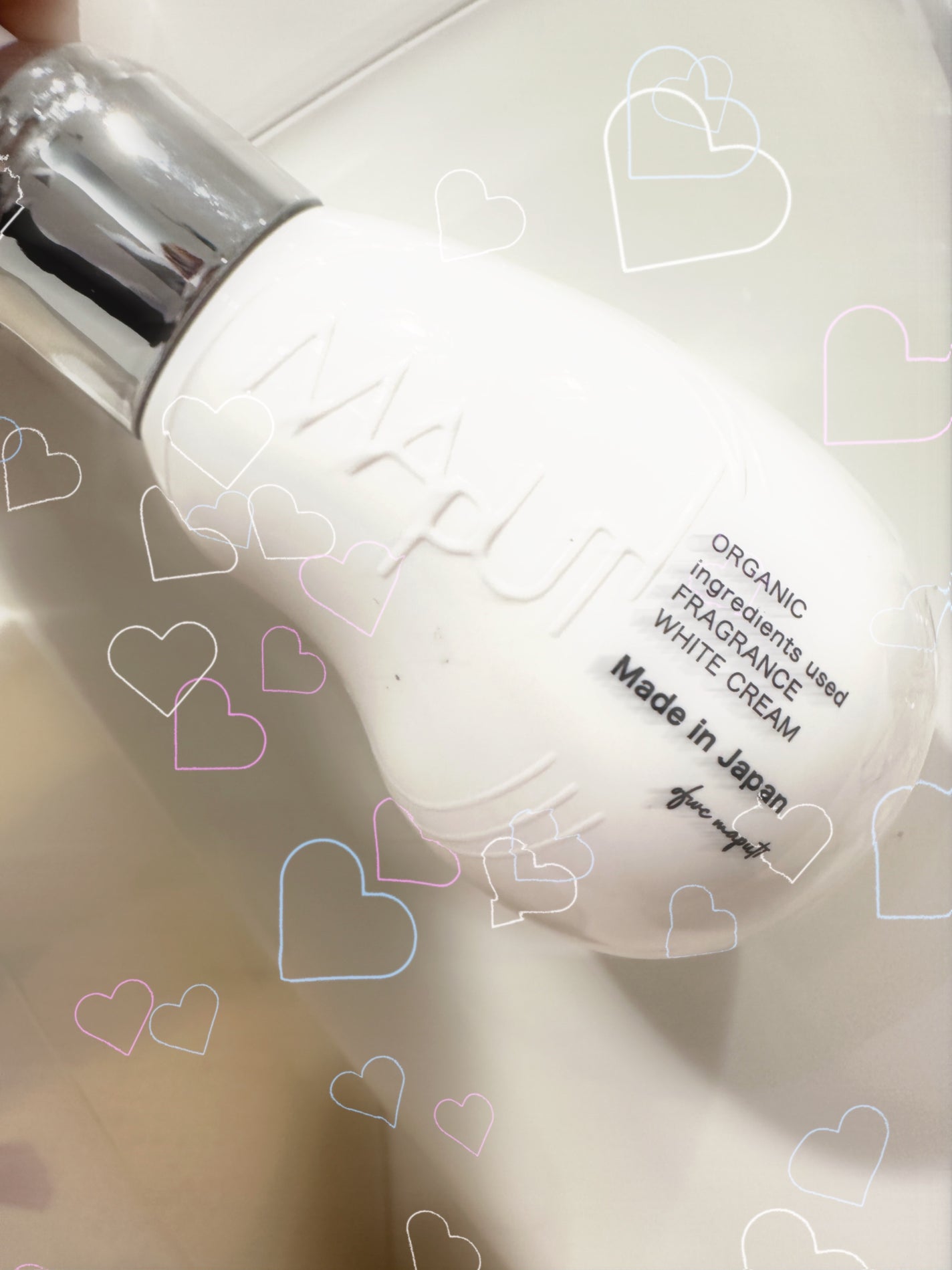 オーガニックフレグランスホワイトクリーム/MAPUTI/デリケートゾーンケアを使ったクチコミ(1枚目)