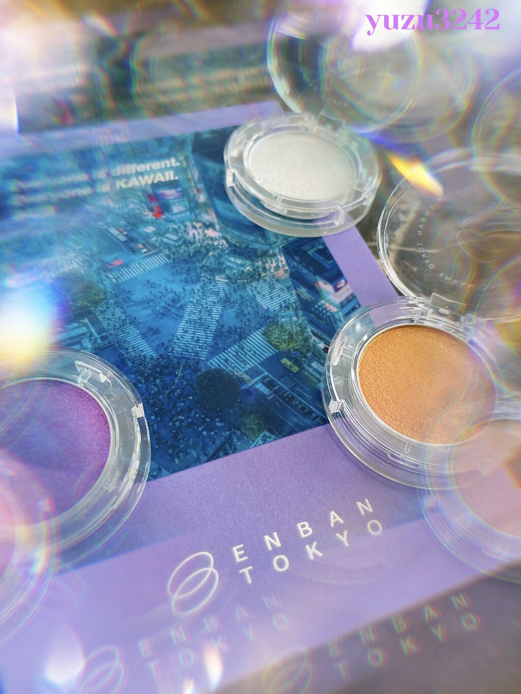 マルチグリッターカラー 01 SUISEI（スイセイ）/ENBAN TOKYO/単色アイシャドウを使ったクチコミ（1枚目）