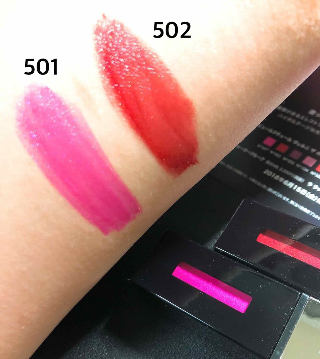 ルージュ ピュールクチュール ヴェルニ ザ ホログラフィックス/YVES SAINT LAURENT BEAUTE/口紅を使ったクチコミ(2枚目)