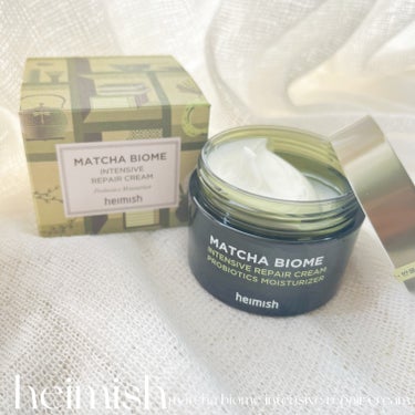 heimish 抹茶バイオームインテンシブリペアクリームのクチコミ「Heimish
Matcha Biome Intensive Repair Cream🍵
ーー.....」（2枚目）