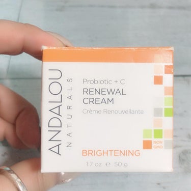 Probiotic + C Renewal Cream/Andalou Naturals/フェイスクリームを使ったクチコミ（3枚目）