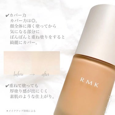 RMK リクイドファンデーション フローレスカバレッジ/RMK/リキッドファンデーションを使ったクチコミ（4枚目）