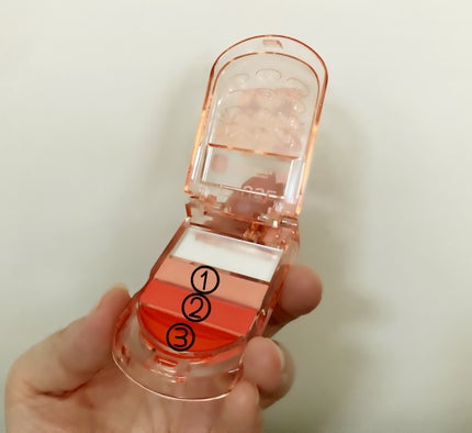 リップ&チークセルフォン/AMUSE/口紅を使ったクチコミ(5枚目)