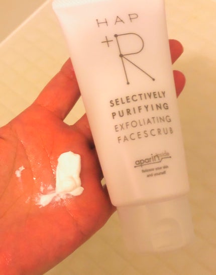 フェイススクラブ /HAP+R/スクラブ・ゴマージュを使ったクチコミ(2枚目)