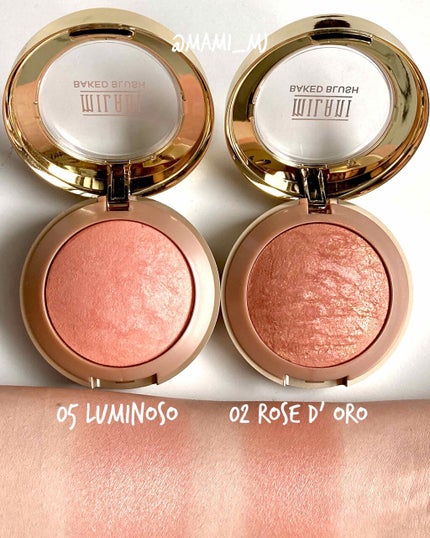 BAKED POWDER BLUSH/Milani Cosmetics/パウダーチークを使ったクチコミ(1枚目)