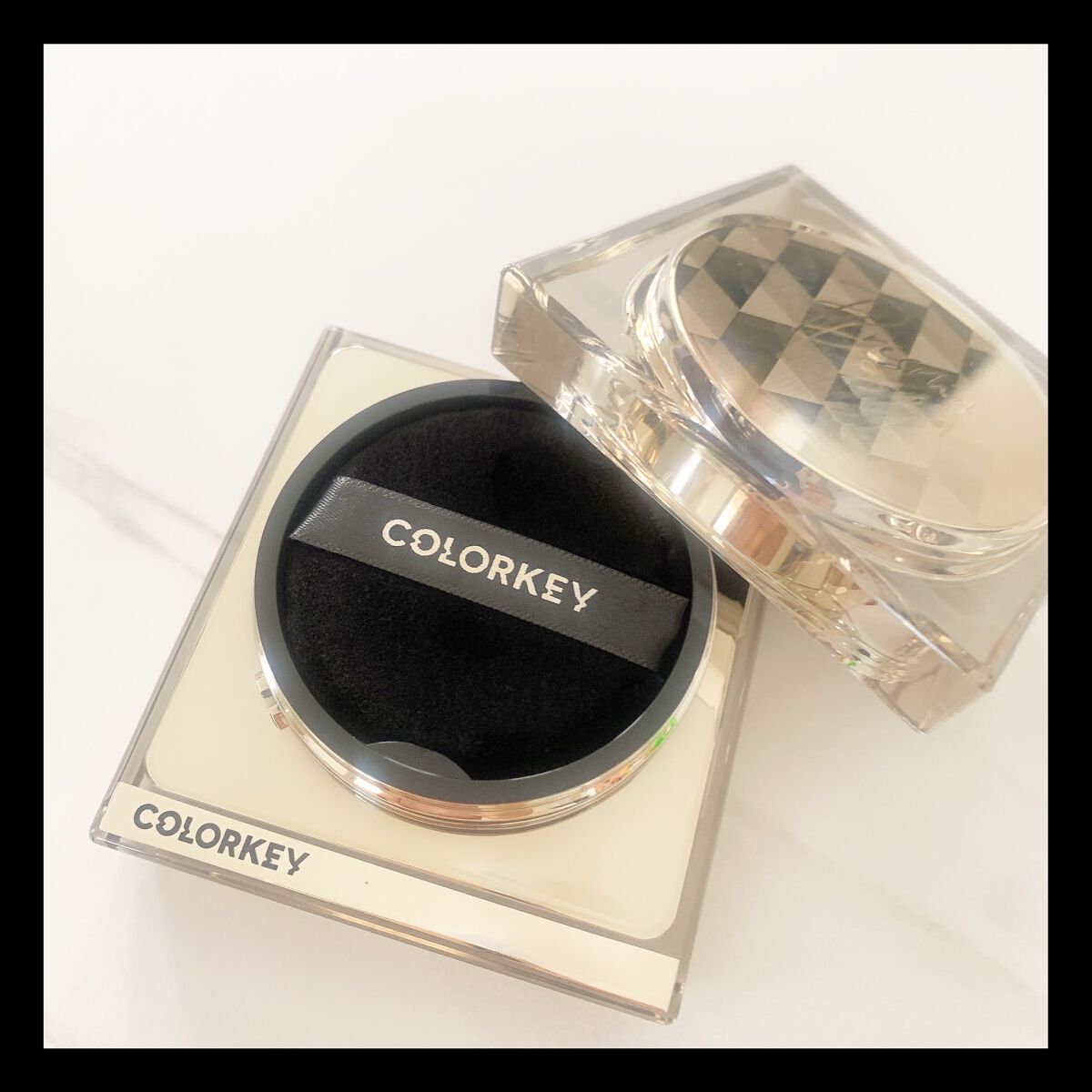 ラスティングルースパウダー/COLORKEY/ルースパウダーを使ったクチコミ（2枚目）