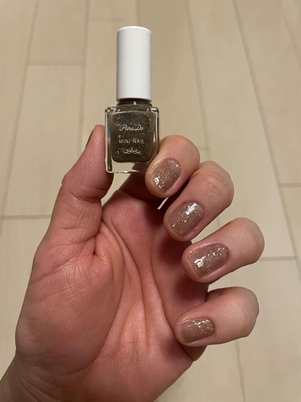 ミニネイル BR05 サンフラワードロップ/パラドゥ/マニキュアを使ったクチコミ（1枚目）