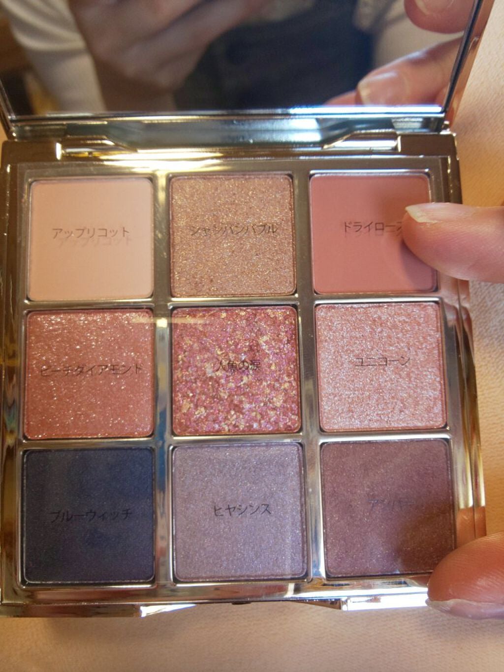 長相思シリーズ 9色アイシャドウパレット/CATKIN/アイシャドウパレットを使ったクチコミ(2枚目)